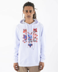 ZOO YORK FELPA HOODIE LOGO WHITE