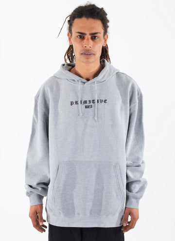 PRIMITIVE X TERMINATOR GREY MACHINE HOOD HOODIE