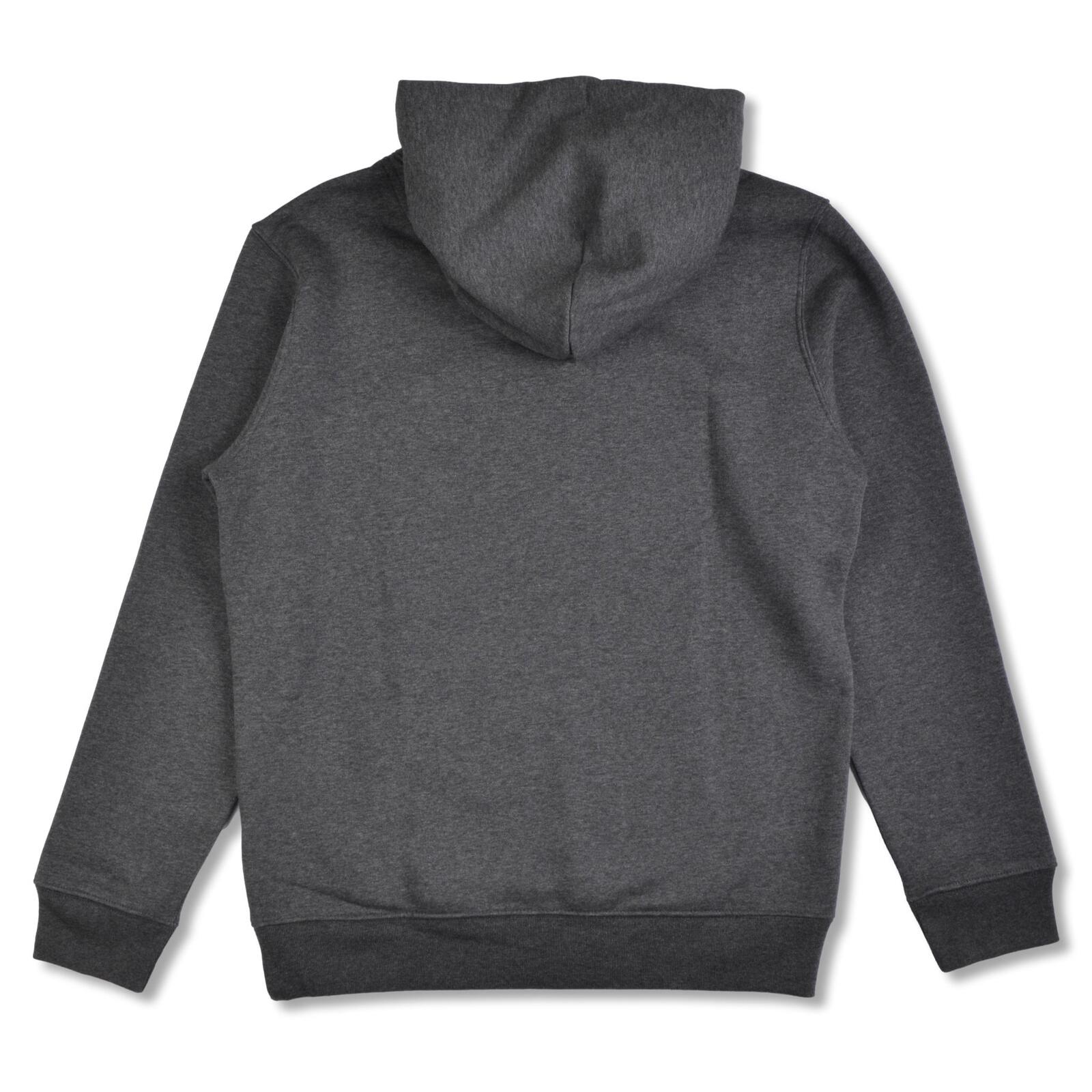 PLEASURES SKATEBOARDS GREY BASEBALL HOODIE