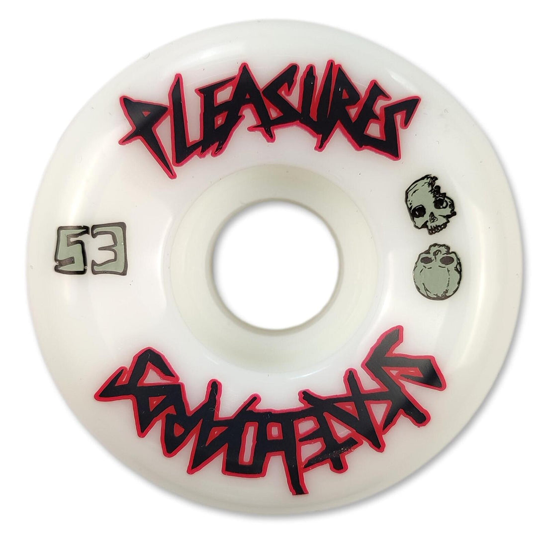 PLEASURES SKATEBOARDS WHEELS SKULL HIGH REBOUND 53MM 99A