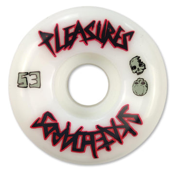PLEASURES SKATEBOARDS WHEELS SKULL HIGH REBOUND 53MM 99A