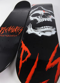 Pleasures Skateboards Tavola Black Death 8.0"