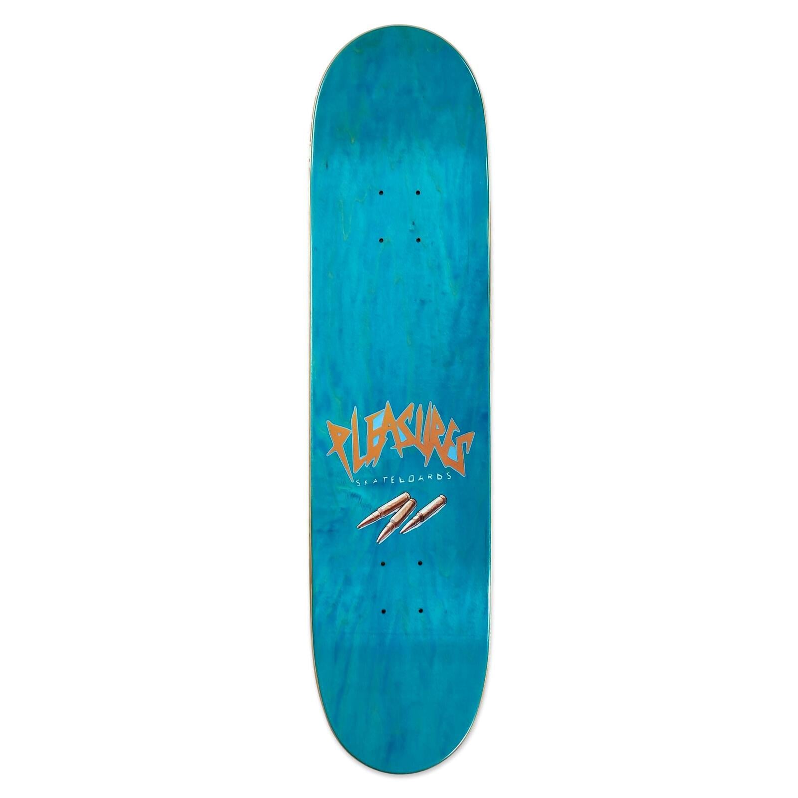 PLEASURES SKATEBOARDS KILL THEM ALL DECK 8.0"