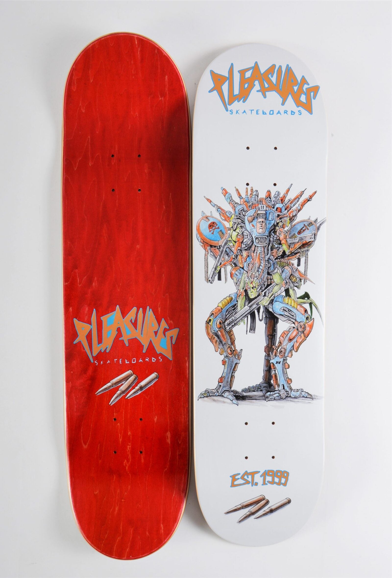 Pleasures Skateboards Tavola Kill Them All 8.25"