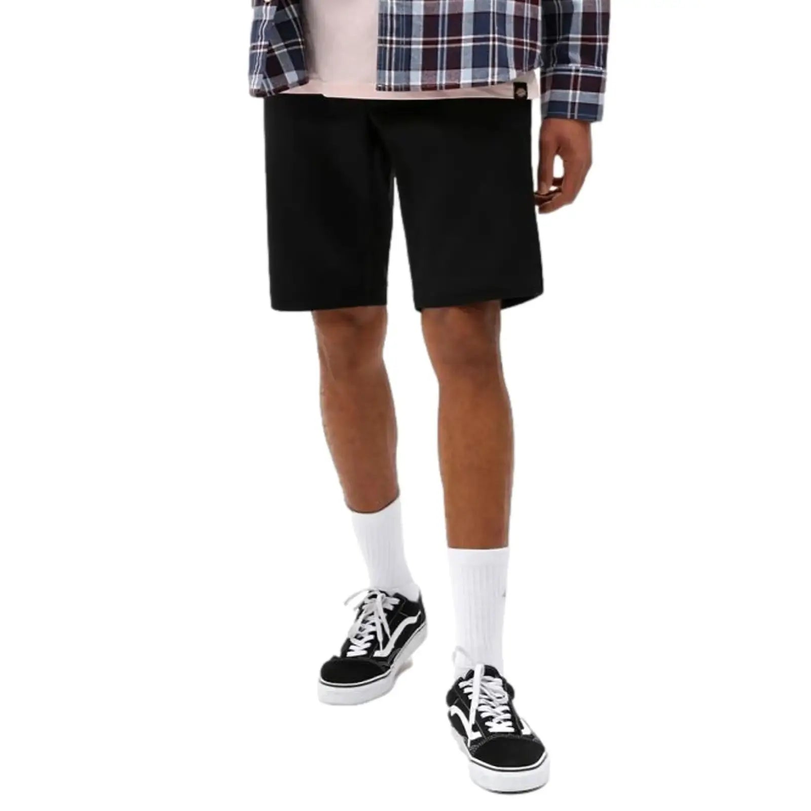 dickies slim rec black short