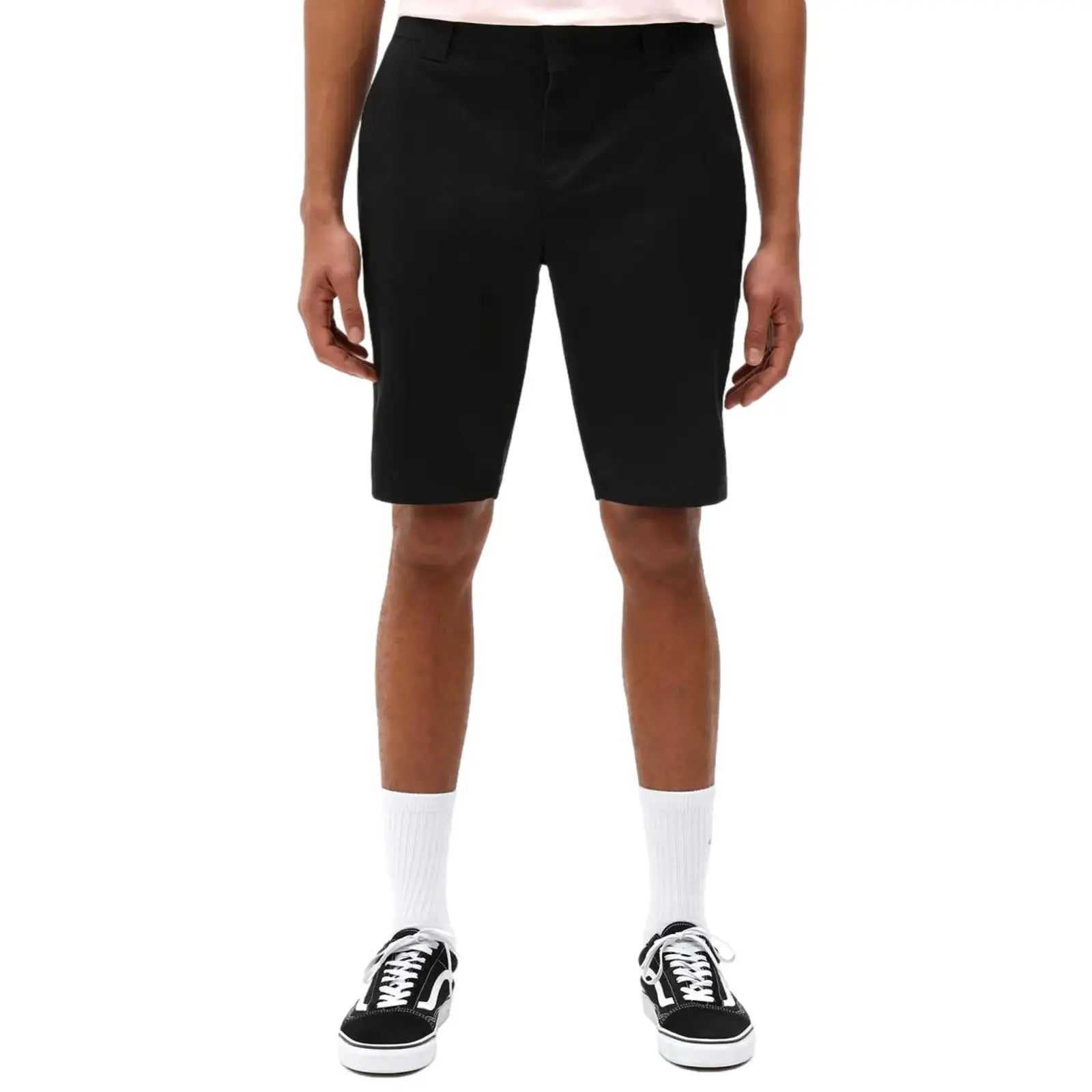 dickies slim rec black short