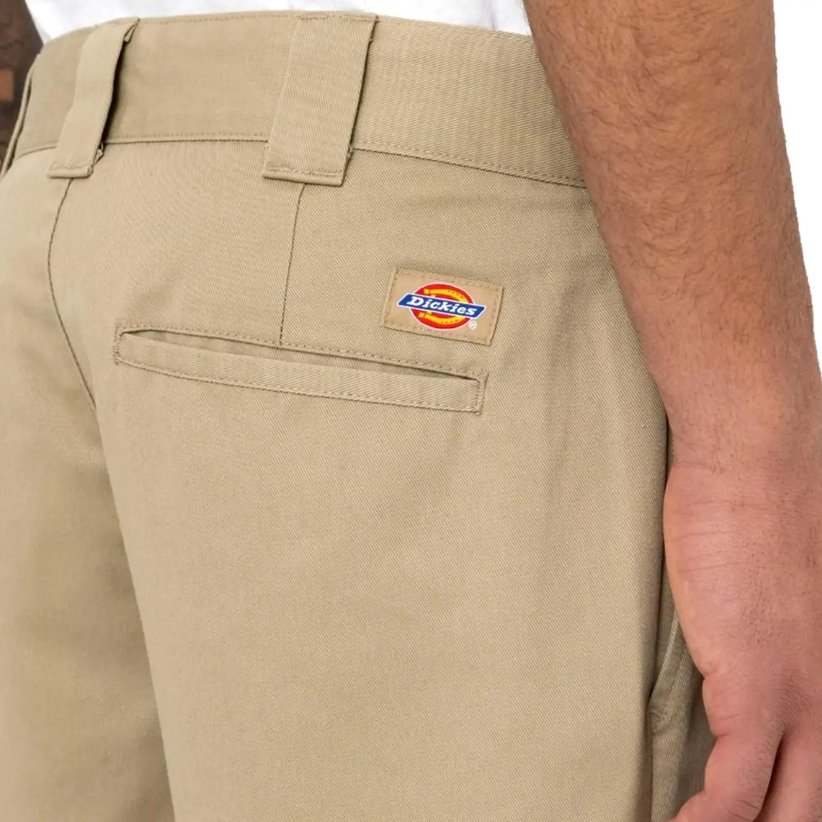 dickies short slim kaki