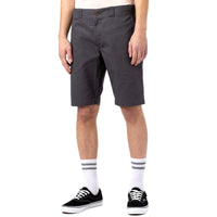 dickies slim flex short grey