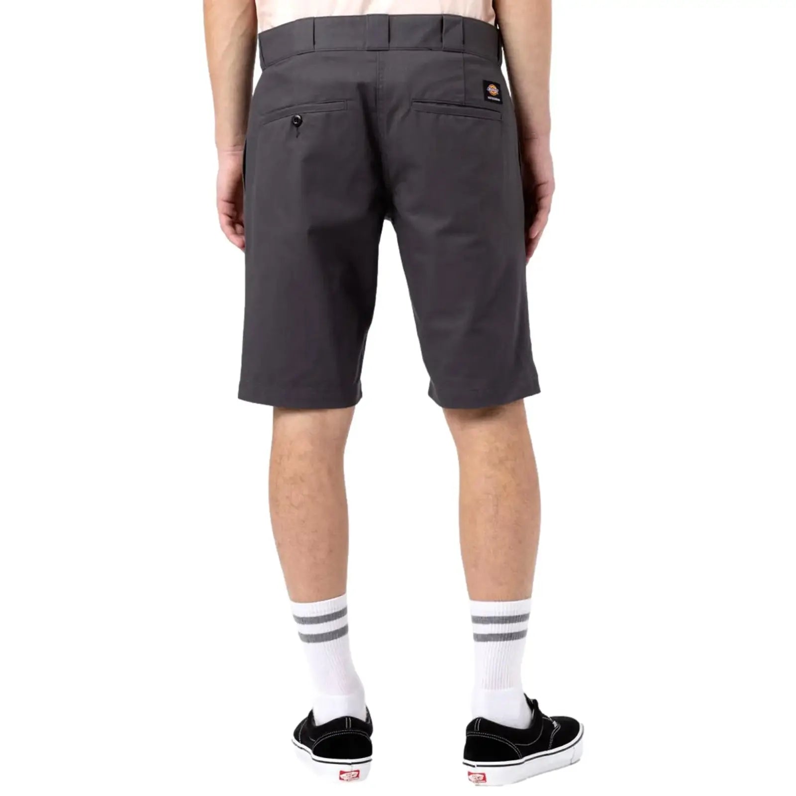dickies slim flex short grey