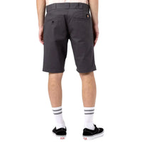 dickies slim flex short grey