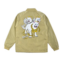 RIPNDIP 3 HEADS COACH JACKET KHAKI