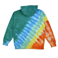 RIPNDIP PRISMA HOODIE TEAL RAINBOW DYE FELPA