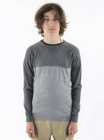VOLCOM ALDO SWEATER MAGLIONE GRIGIO