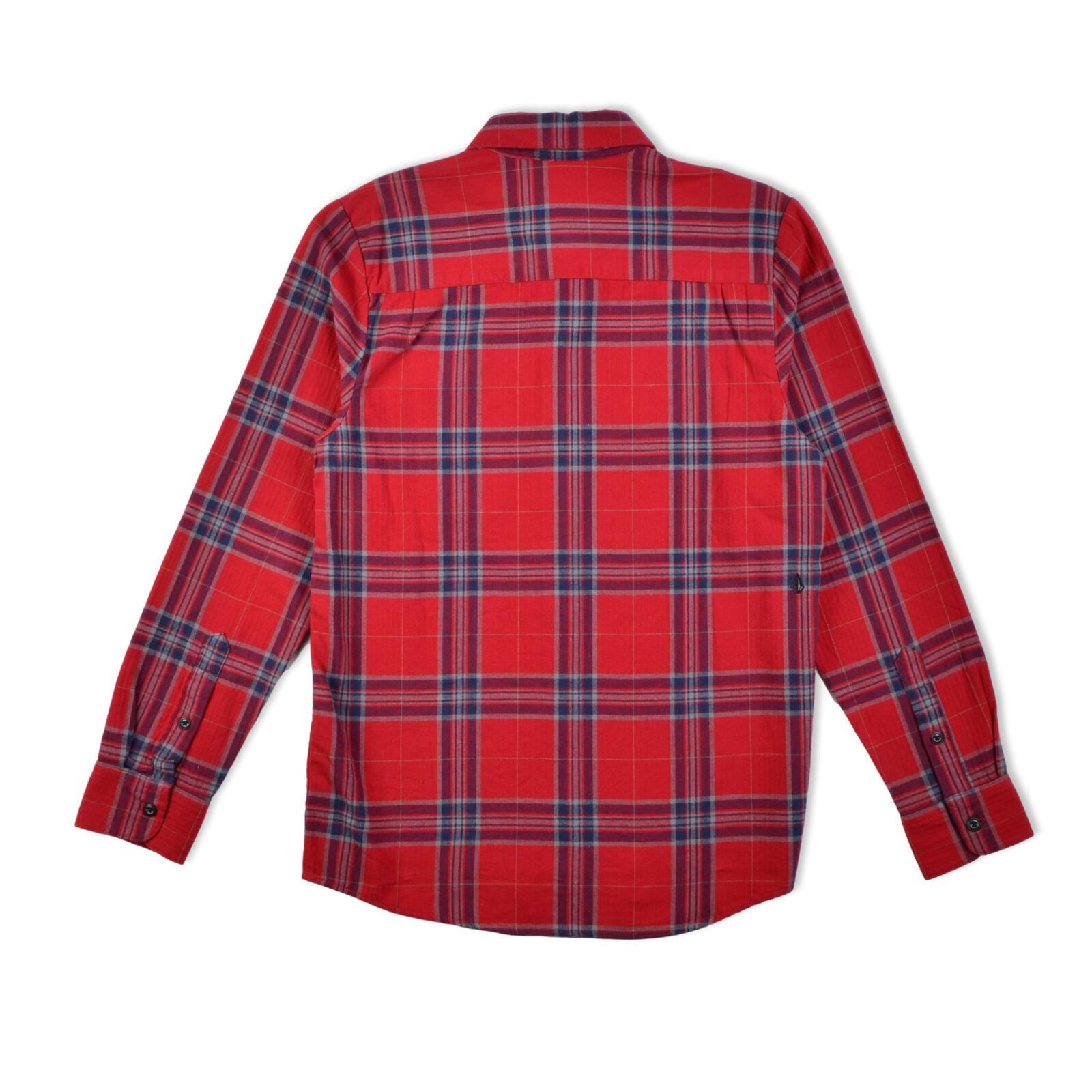 VOLCOM CAMICIA RED CADEN PLAID
