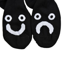POLAR CALZE HAPPY SAD BLACK WHITE 39/42
