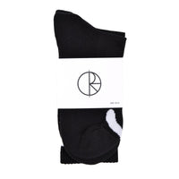 POLAR CALZE HAPPY SAD BLACK WHITE 39/42