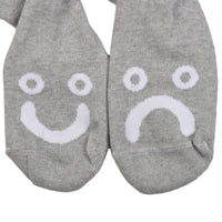 POLAR HAPPY SAD GREY SOCKS