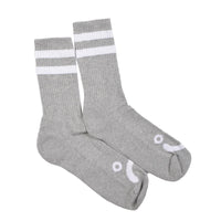 POLAR HAPPY SAD GREY SOCKS