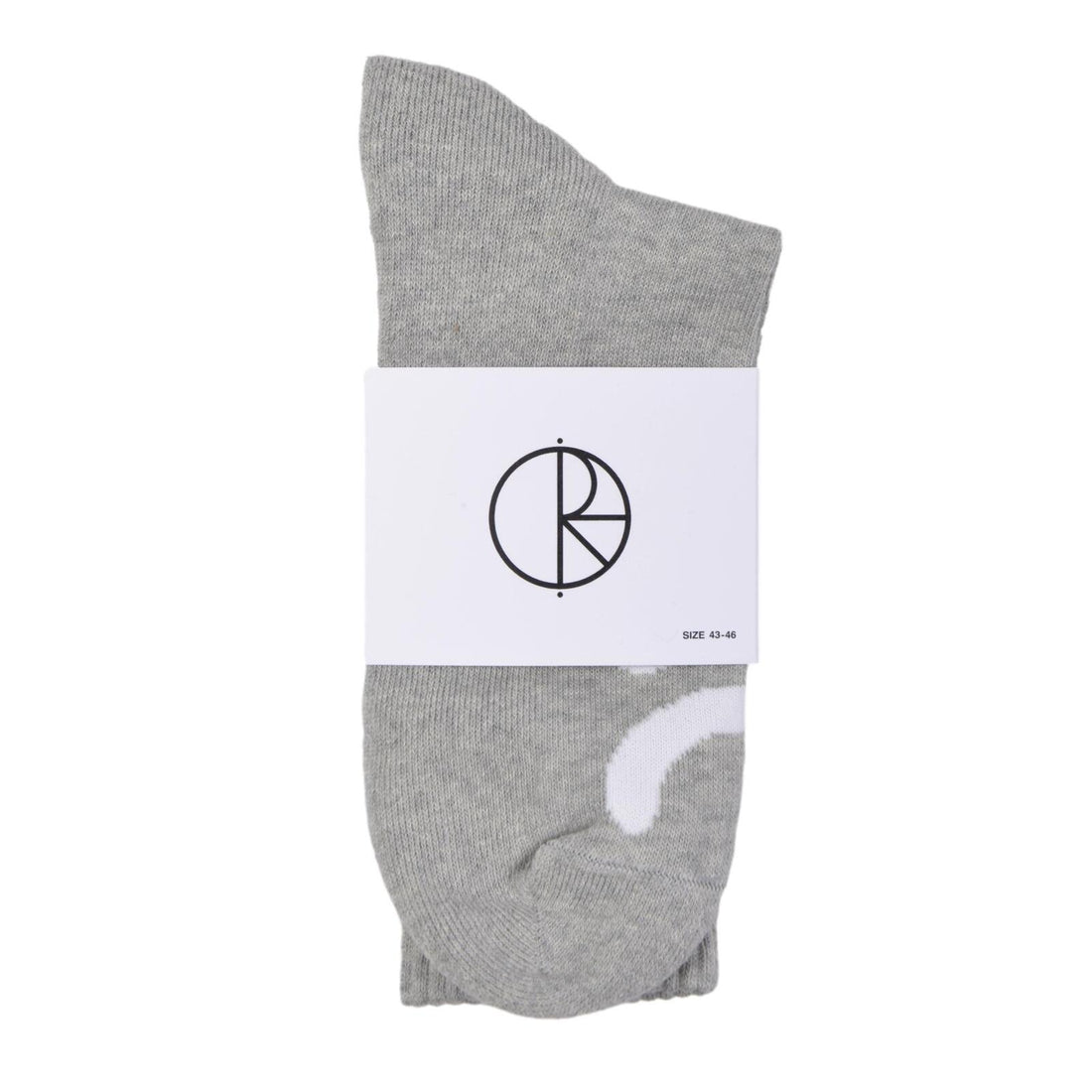 POLAR HAPPY SAD GREY SOCKS