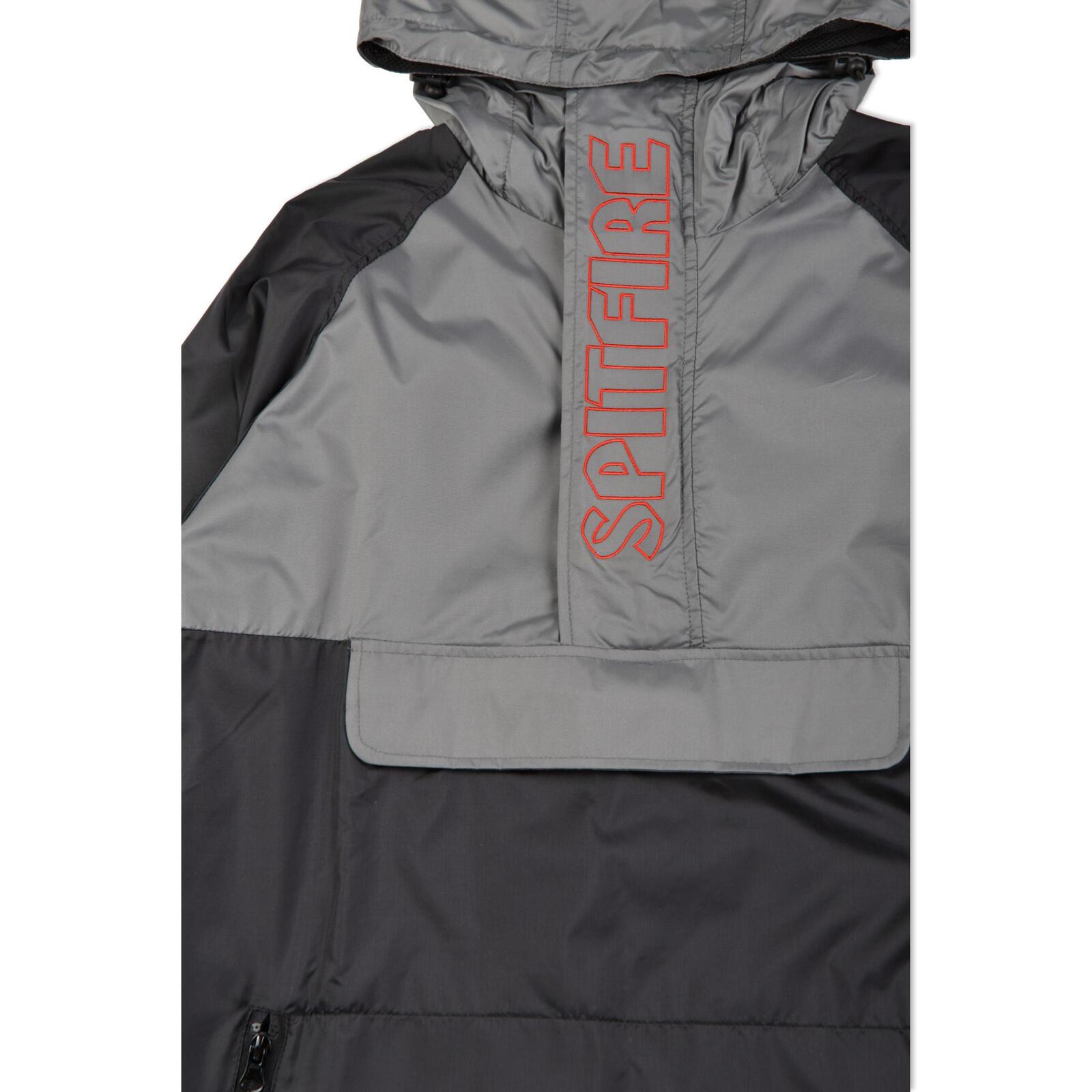 Spitfire hombre anorak jacket black/grey
