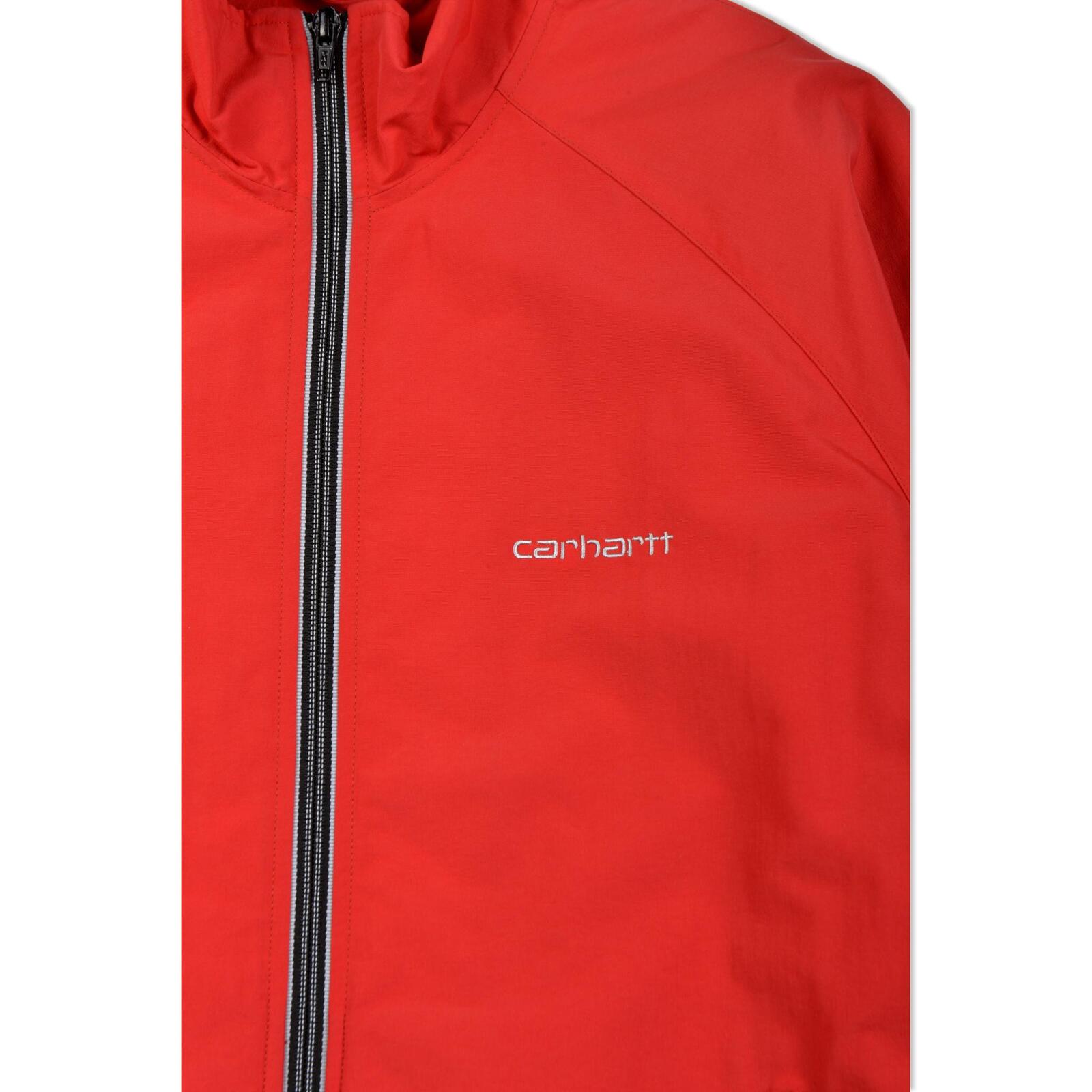 Carhartt windbreaker full zip jacket red