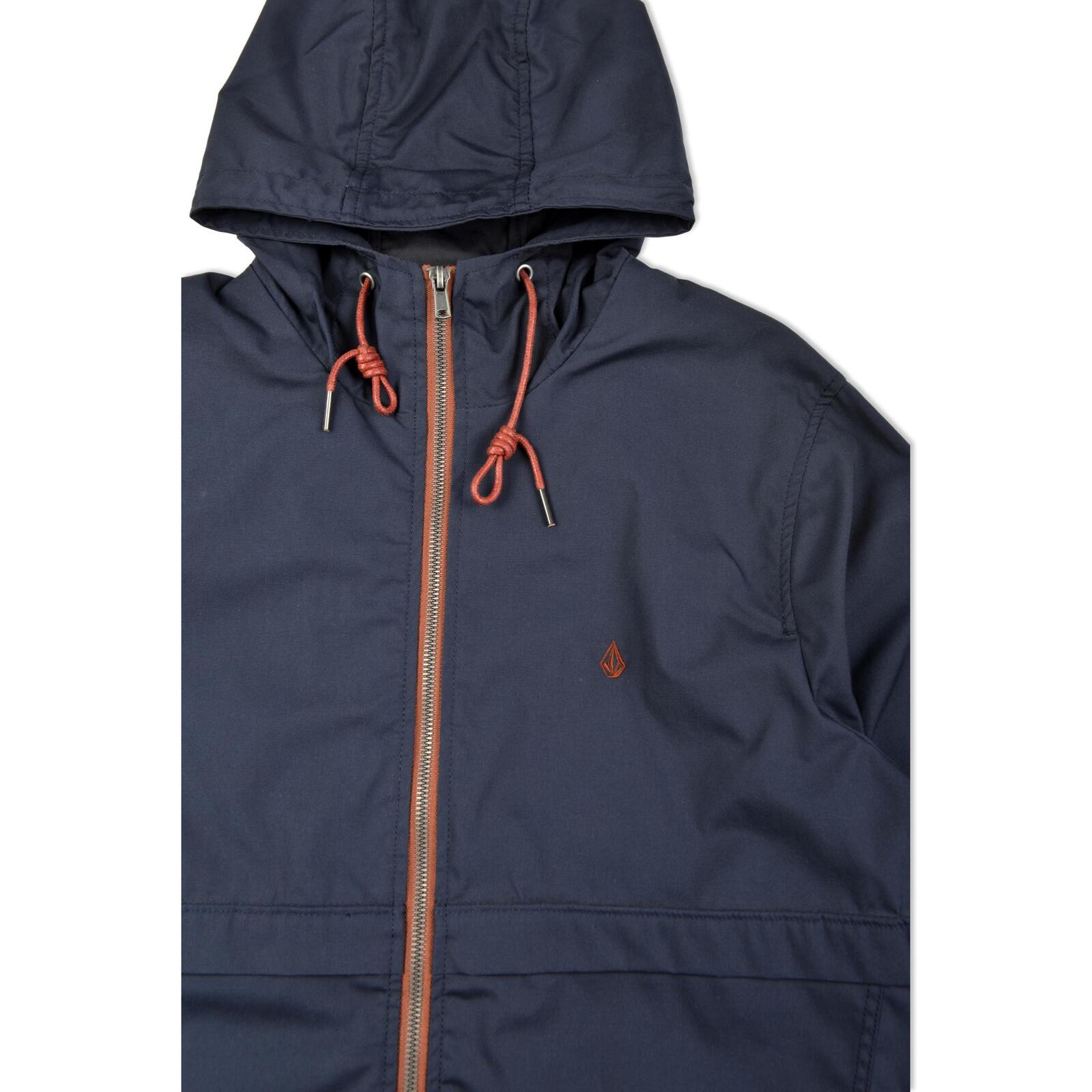 Volcom howard hooded jacket blu
