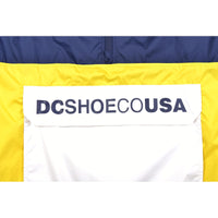 DC SHOE WINDBRAKER IMPERMEABILE GIALLO BLU