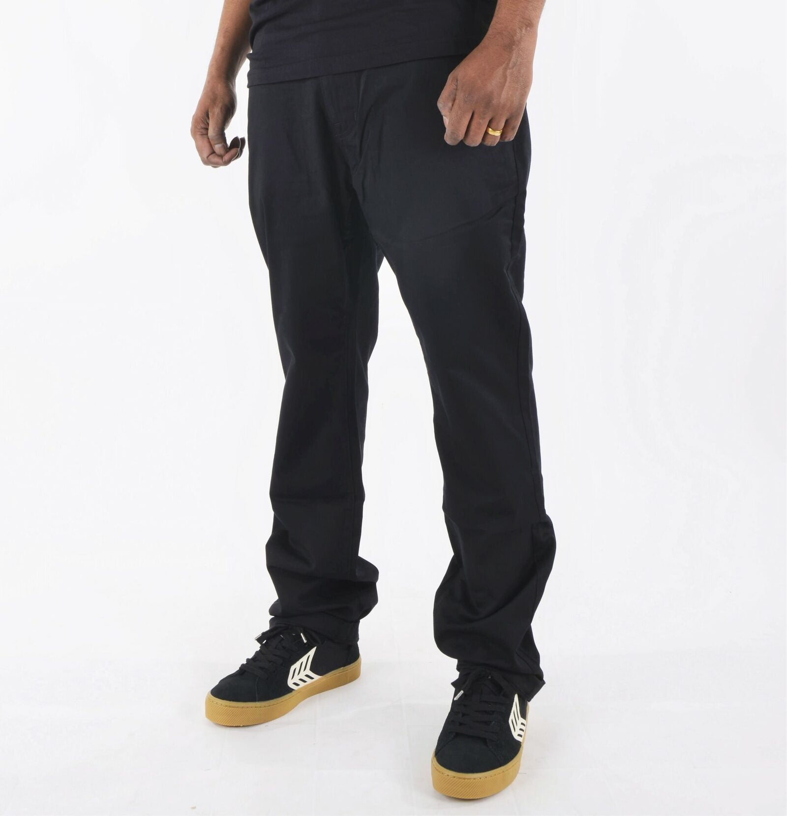Volcom Pantalone Black Frickin Modern Chino Stretch
