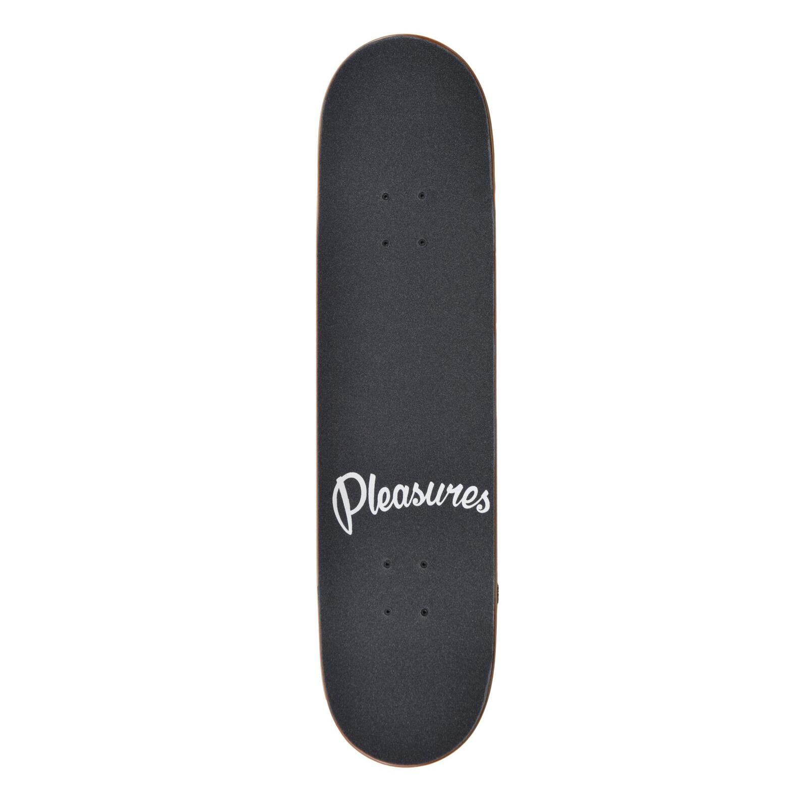 Pleasures skateboards completo green Classic Logo pro