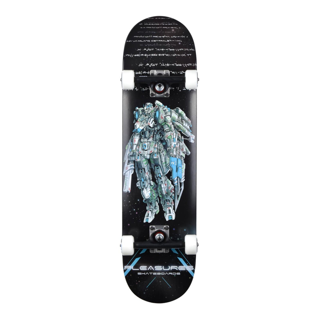 Pleasures skateboards completo Space Ace pro