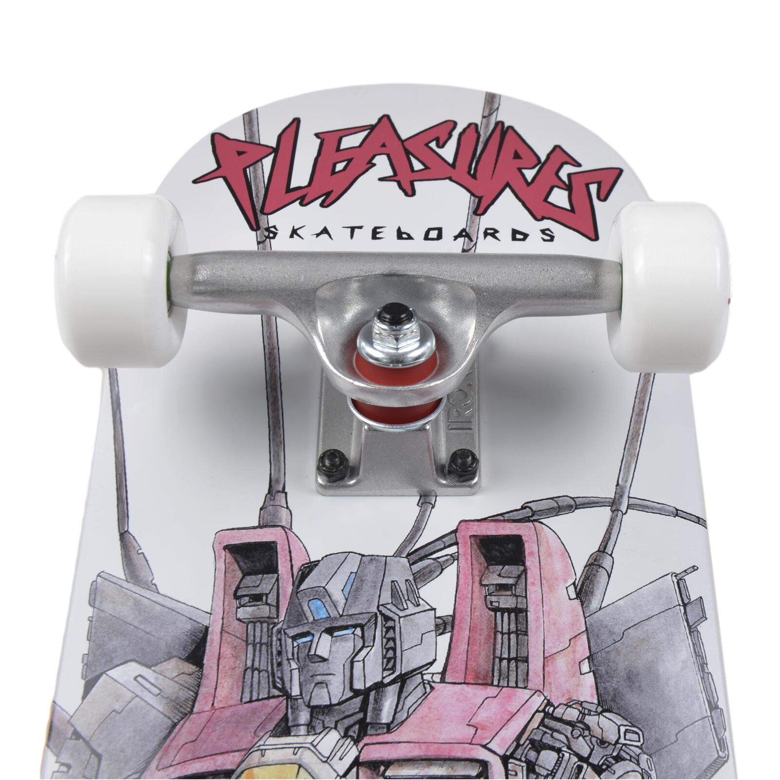 Pleasures skateboards completo Robotika War pro