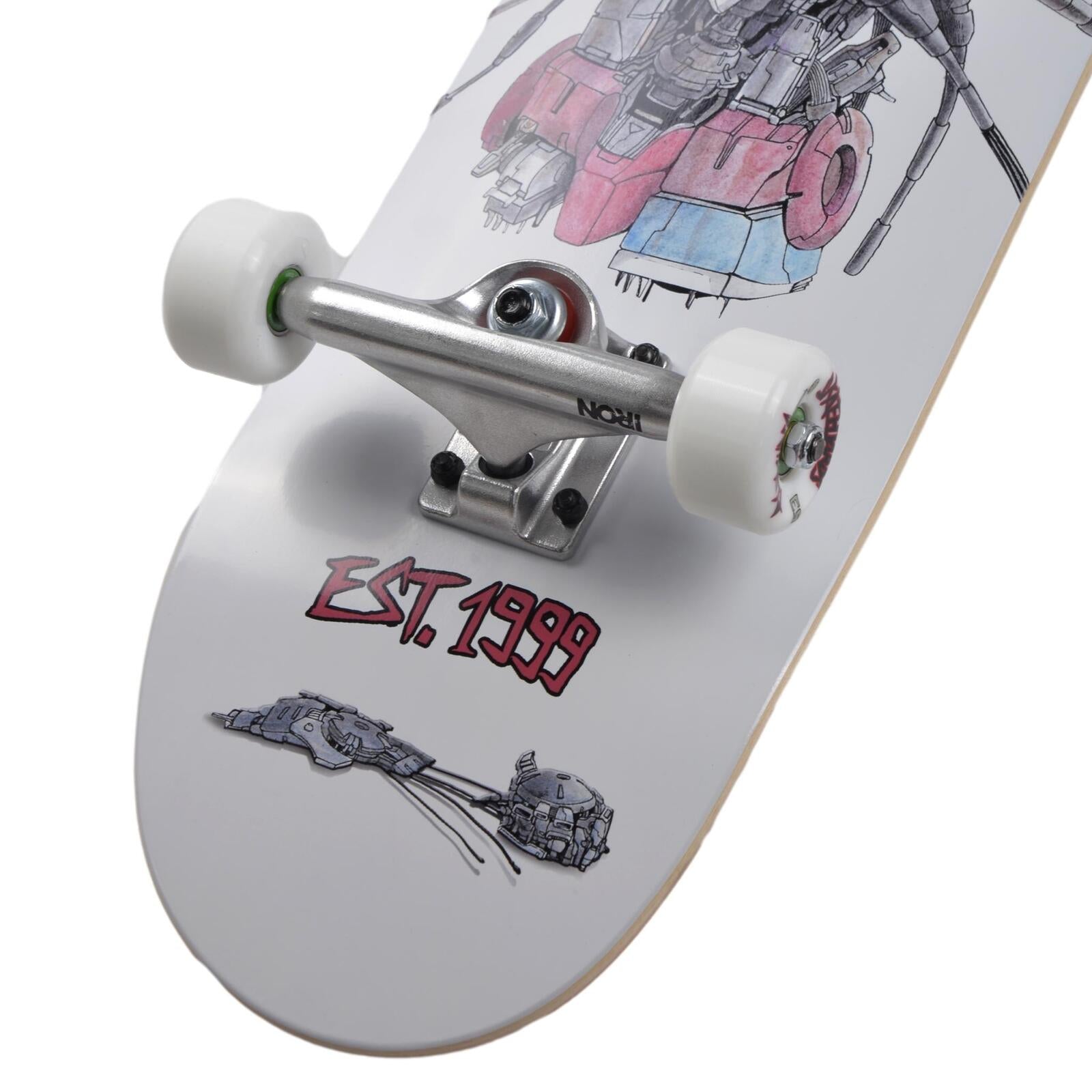 Pleasures skateboards completo Robotika War pro