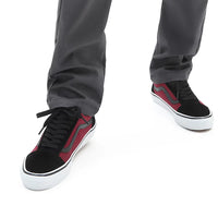 old skool red black 3