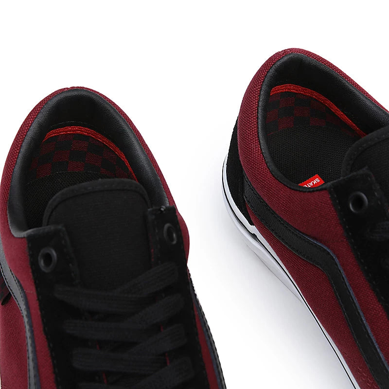 old skool red black 10