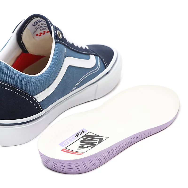 Chaussures Vans Old Skool Skate Navy White