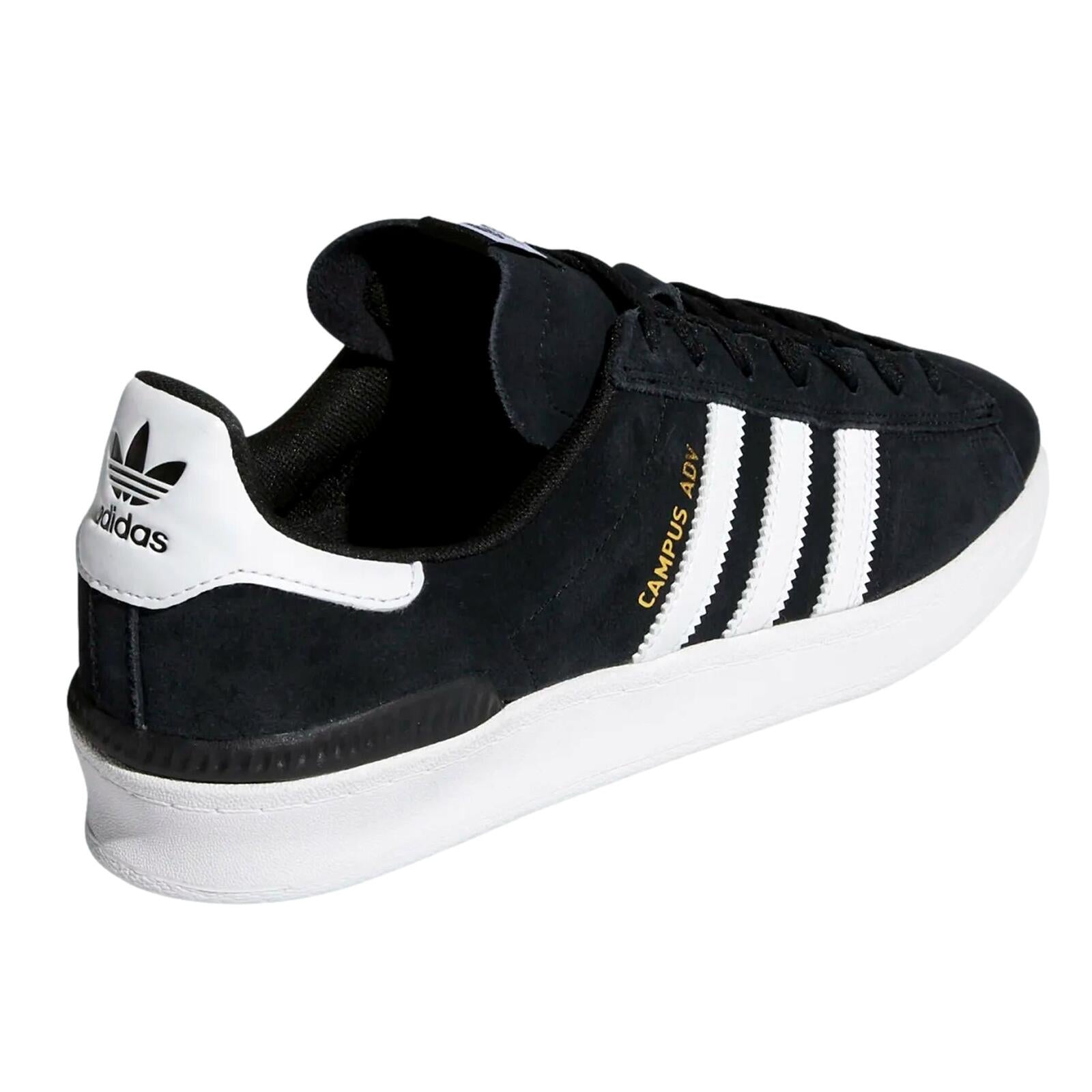 adidas campus adv black white