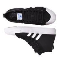 Scarpa Adidas Nizza Hi Adv Black White