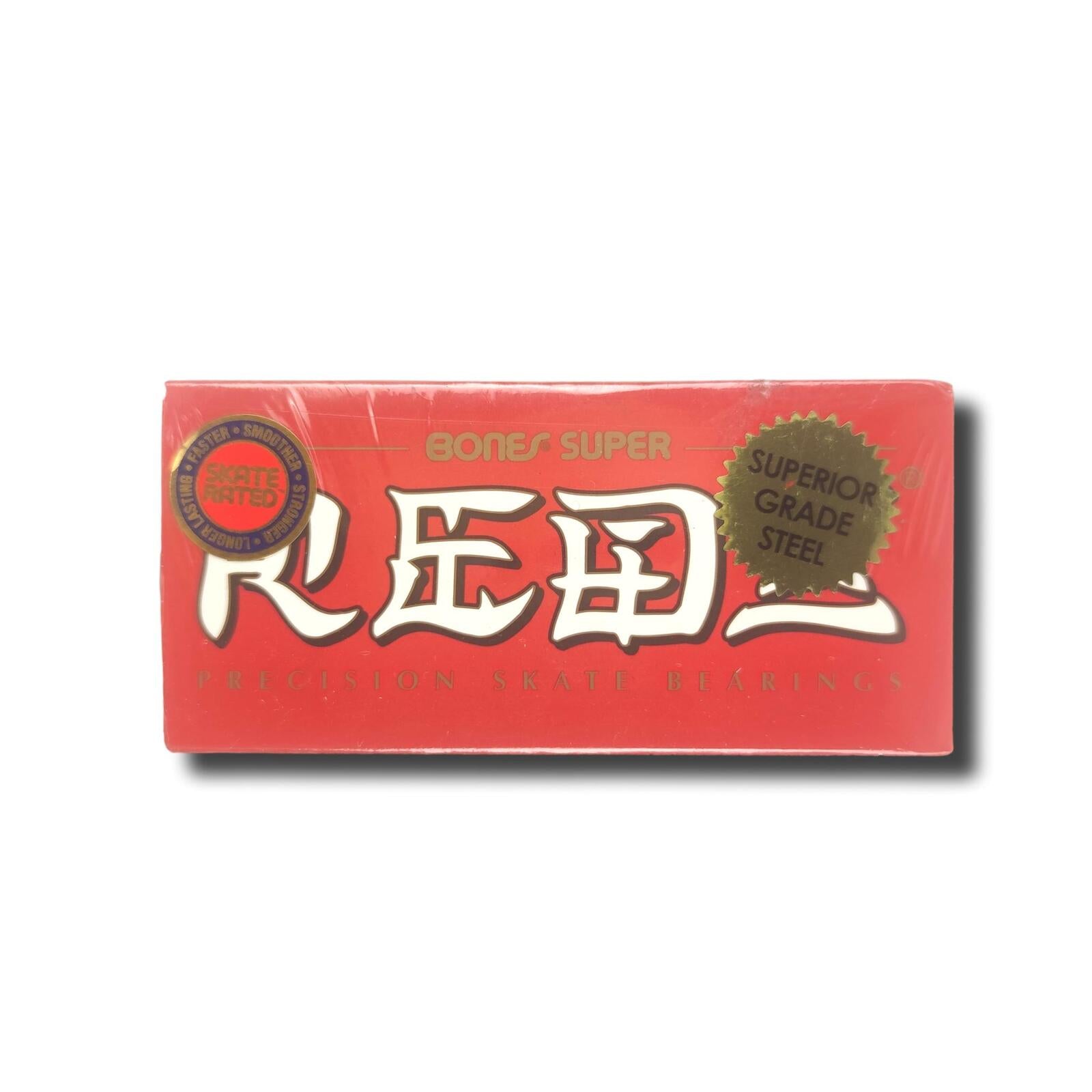 BONES SUPER REDS BEARINGS PRECISION SKATEBOARD
