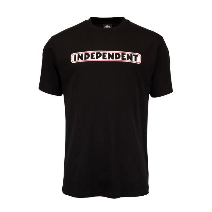 Independent Maglietta Nera Bar Logo