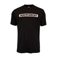 Independent Maglietta Nera Bar Logo