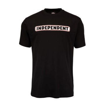 Independent Maglietta Nera Bar Logo