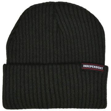 Independent ITC Streak Label Beanie Black/Green