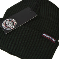 Independent ITC Streak Label Beanie Black/Green