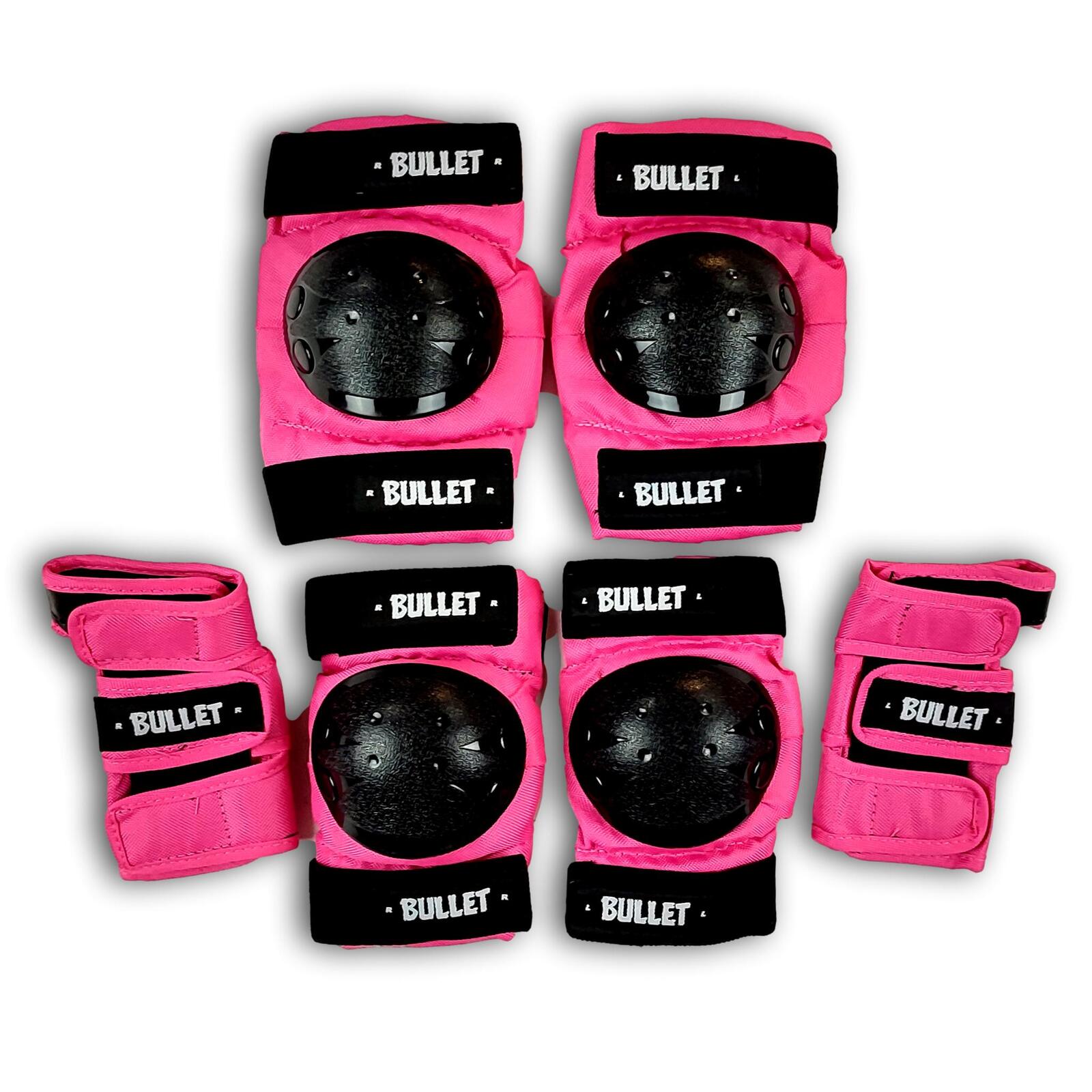 BULLET SAFETY GEAR PINK COMBO PADSET JR