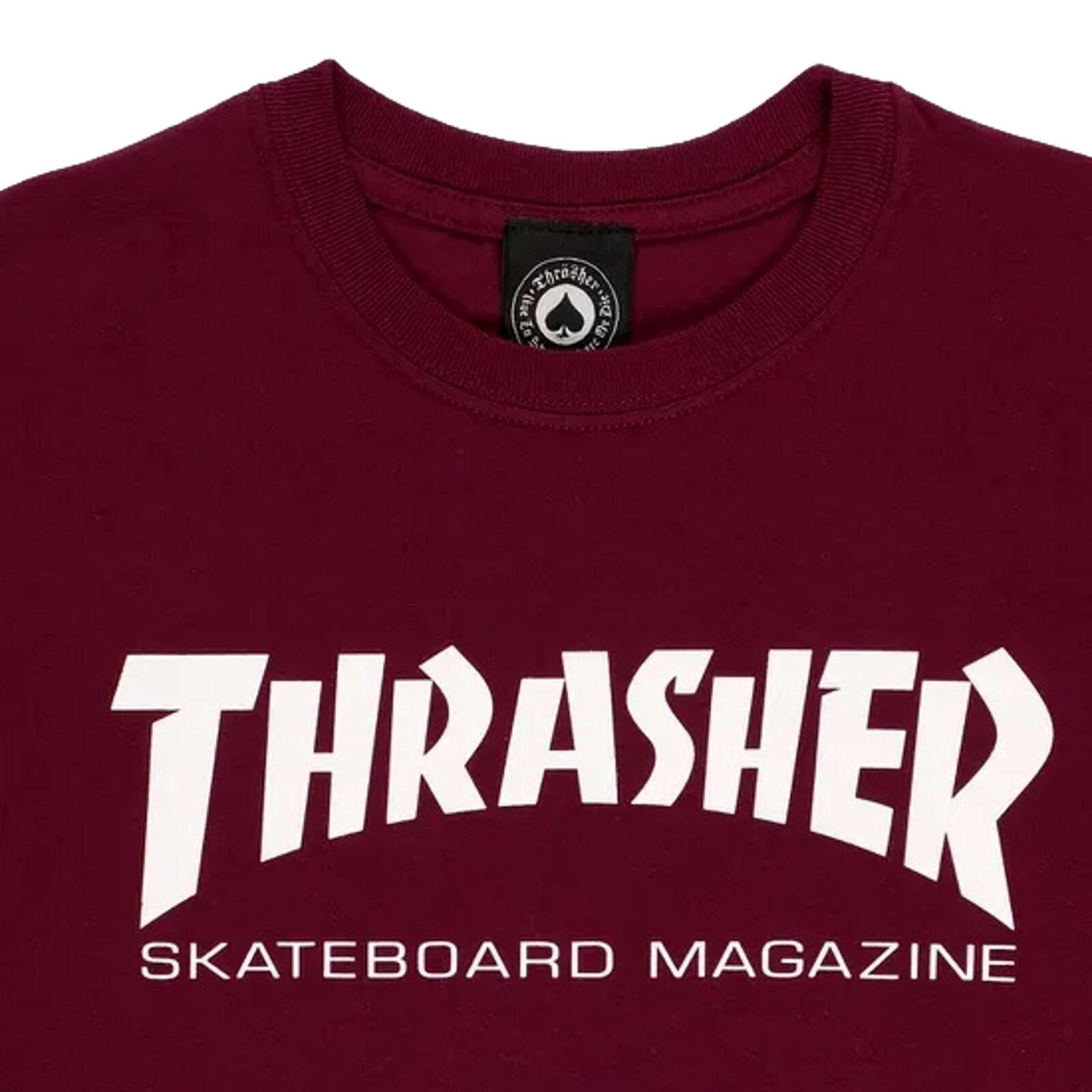 maglietta thrasher uomo marron