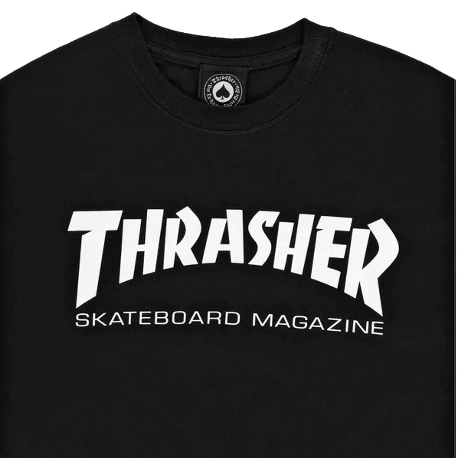 thrasher maglietta black