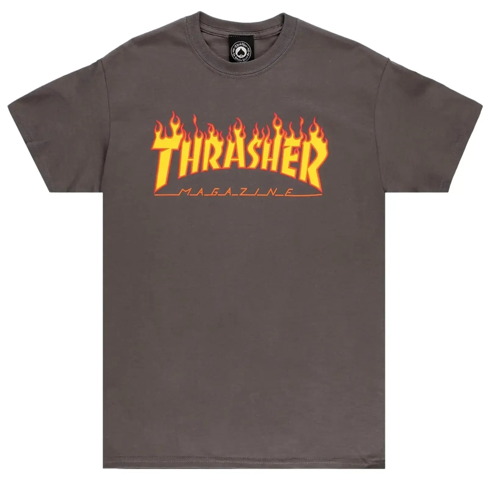 thrasher flame charcoal