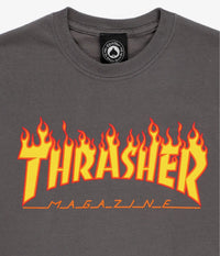thrasher flame charcoal