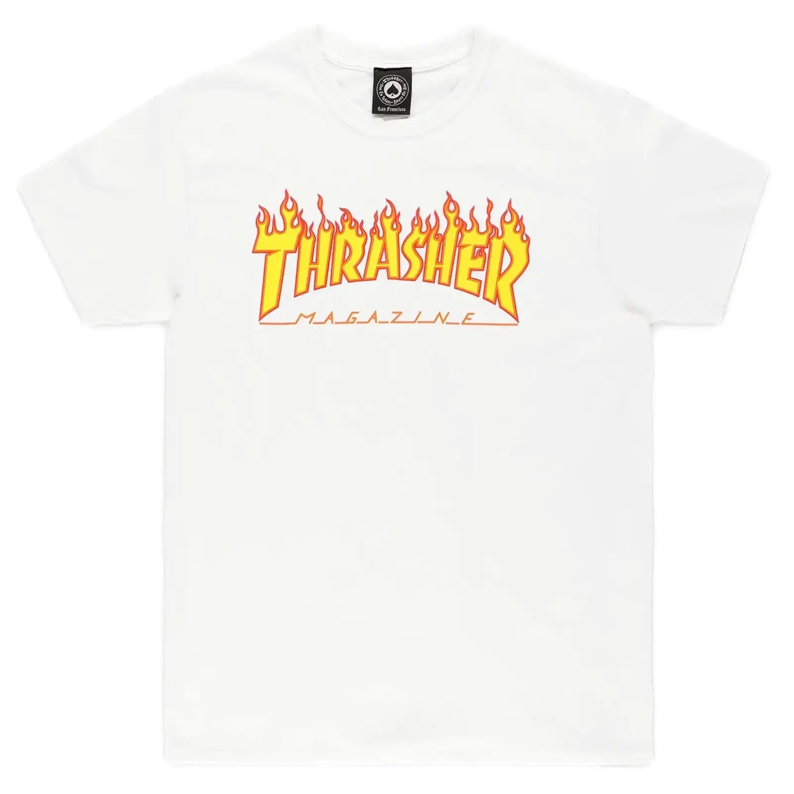 thrasher flame white