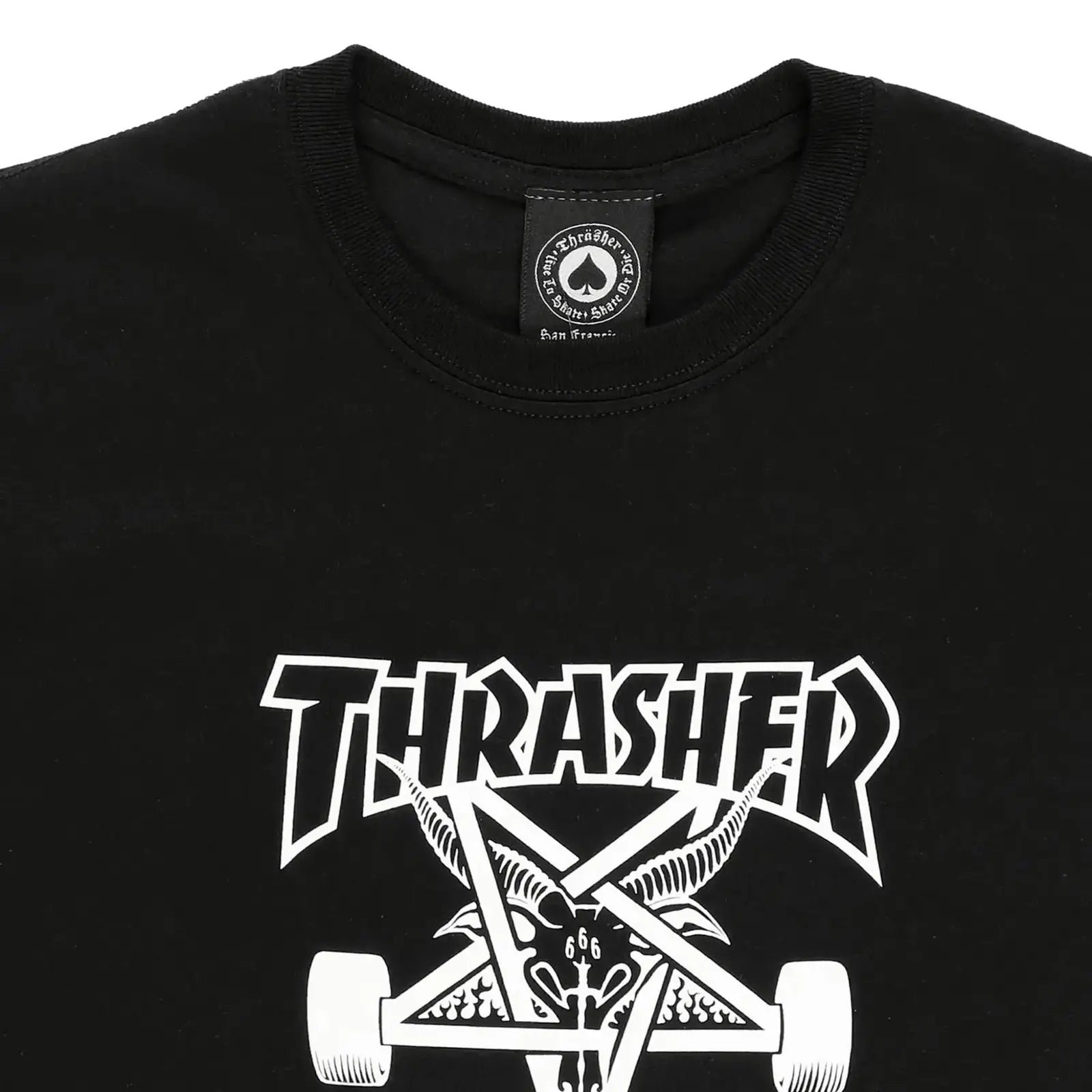 Thrasher Maglietta Skate Goat Black